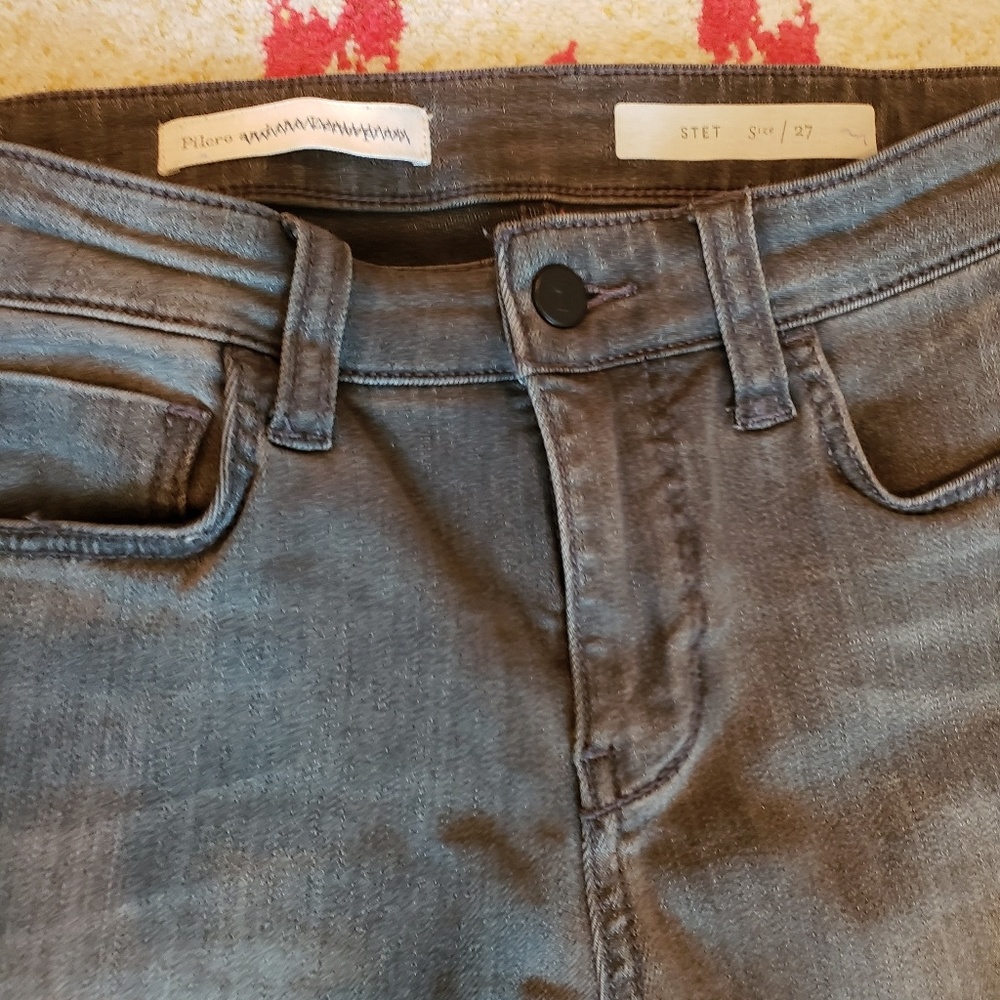 Pilcro Gray Stet Jeans Size 27 EUC
